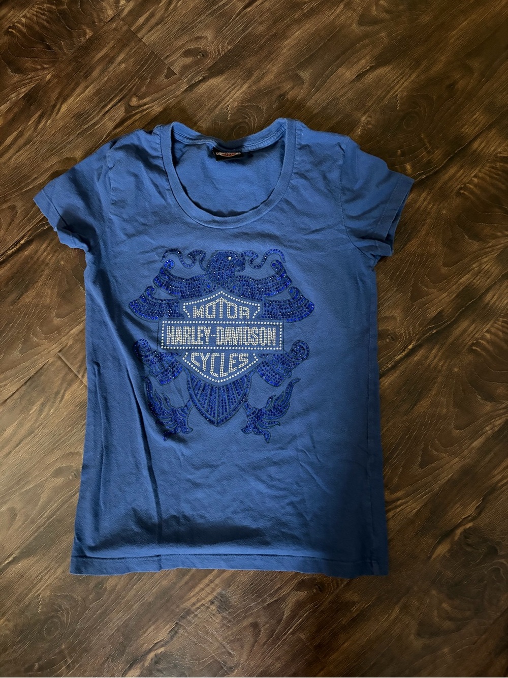 Bedazzled Harley Davidson T-shirt